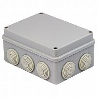 коробка распаячная КМР-050-041   пылевлагозащитная, 10 мембранных вводов, уплотнительный шнур |  код. plc-kmr-050-041 |  EKF